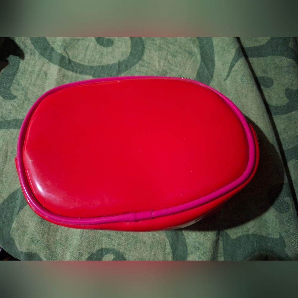Tory Burch Bright Red Cosmetic Pouch - Picture 2 of 4